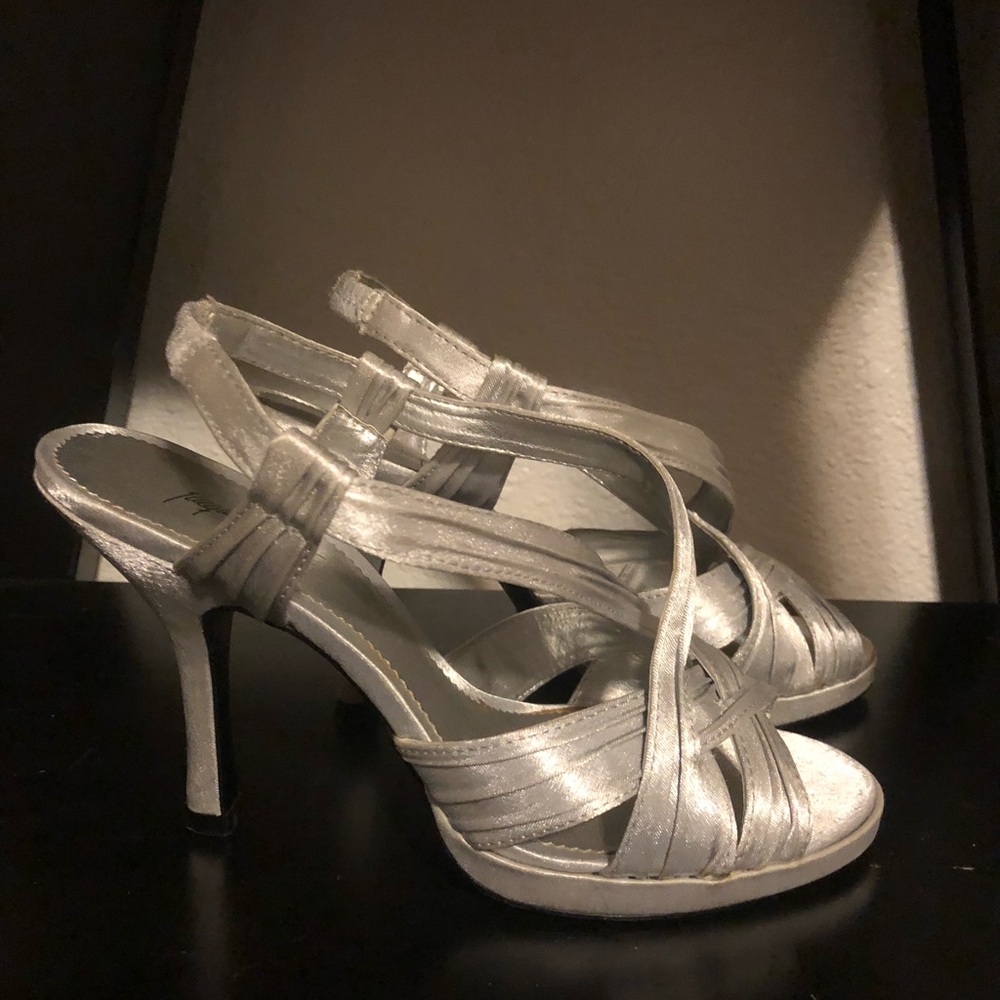 Silver heels